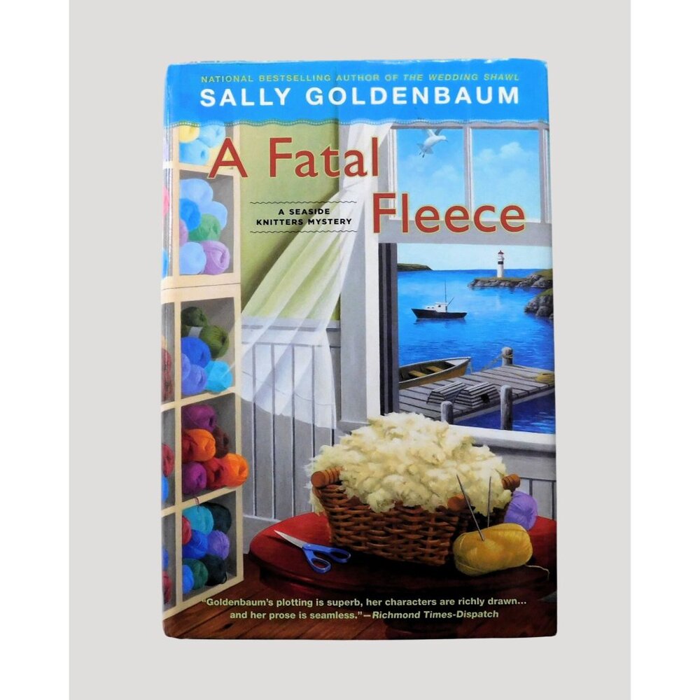 A Fatal Fleece By Sally Goldenbaum 2012 Seaside Knitters Mystery Cozy Crime HBDJ